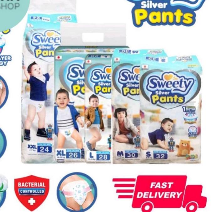 4.4 Promo Brand Popok Bayi Sweety / Sweety Silver Pants / Pampers Sweety