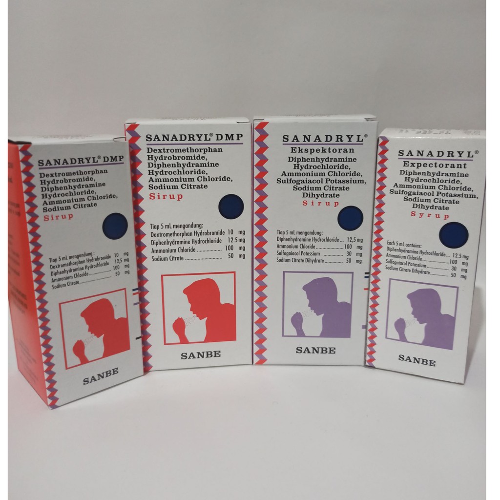 SANADRYL OBAT BATUK / OBAT BATUK KERING / OBAT BATUK BERDAHAK
