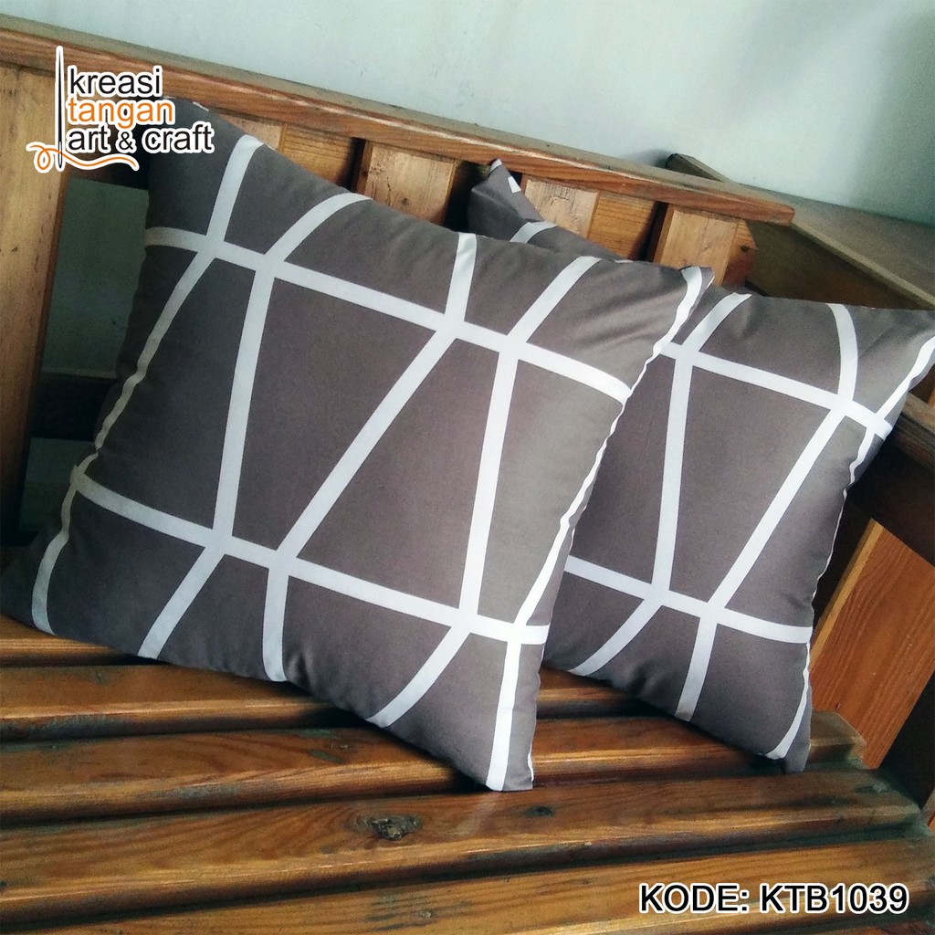 SARUNG BANTAL SOFA ukuran 30x50, 40x40, 45x45, 50x50, 60x60, 70x70 KTB1039