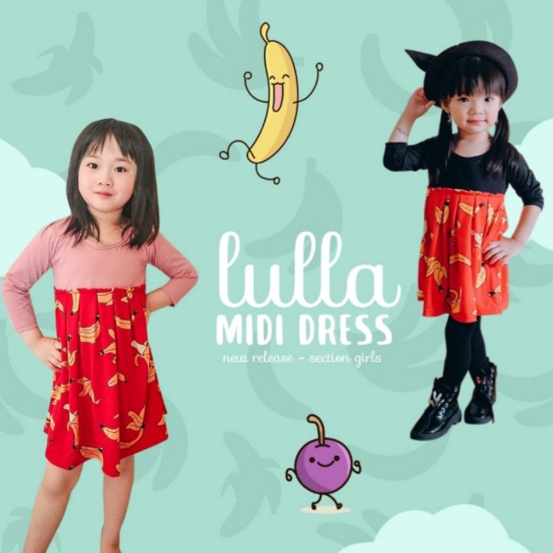 Lulla Midi/lulla dress/dress anak