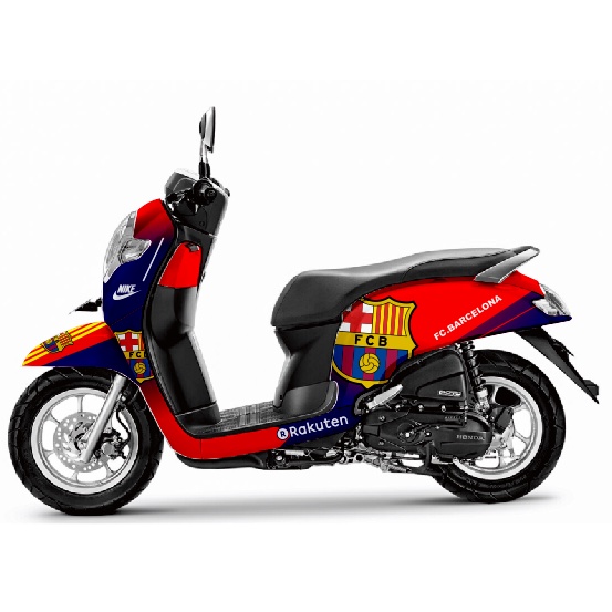 Stiker Full Body Decal Scoopy FI 2012 2013 2015 2017 2020 2022 2024 new 2025 Barcelona FC