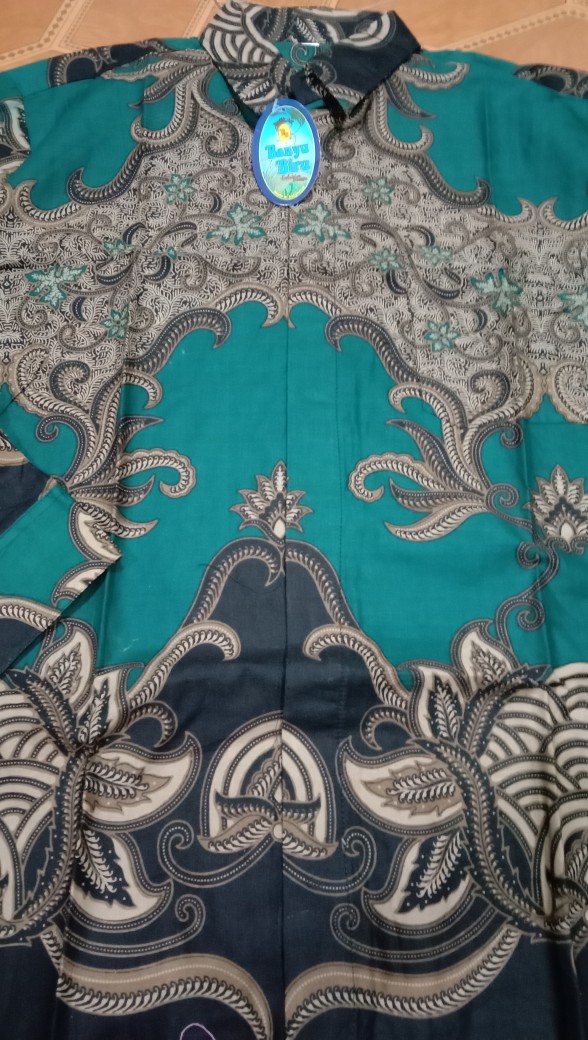 Kemeja Batik - Size M L Xl Xxl  Bswart Batik Hrb026 Kenongo Hem