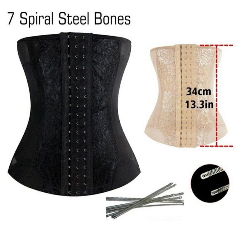 LILY HOOK WAIST TRAINER CORSET PREMIUM KORSET PELANGSING PENGECIL PERUT NYAMAN DIPAKAI