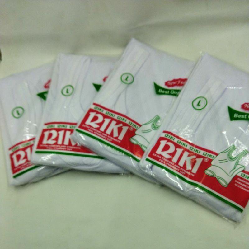 Singlet Combed Cotton/ Kaos Dalam Pria Berkualitas / Pakaian Dalam Laki Riki Size M L XL 3L