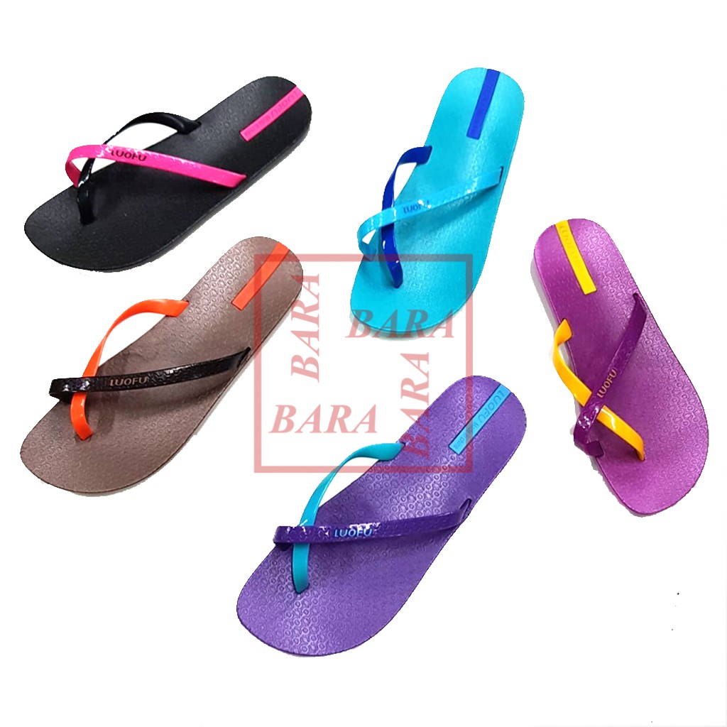  SANDAL  JEPIT  LUOFU  WANITA  EMPUK F2187 5C G5 SIZE 36 40 