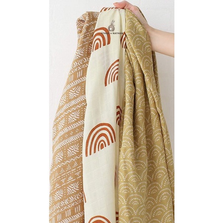 ETHAN + NATHAN Swaddle Blanket / Bedong Bayi Pattern