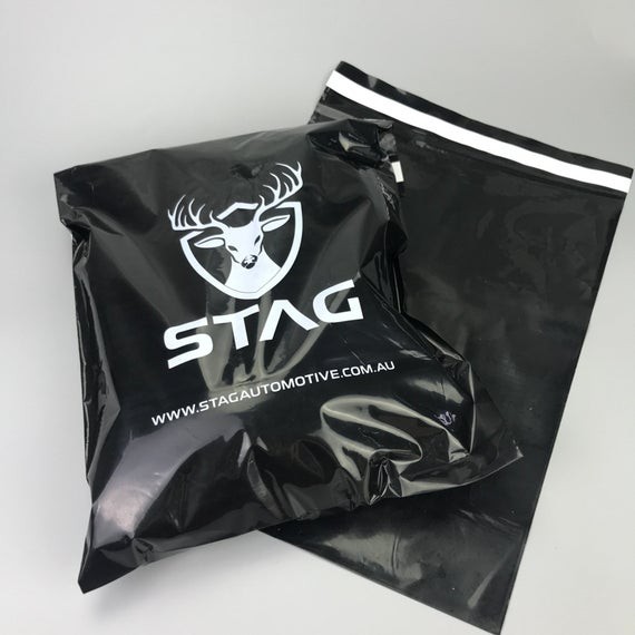 35x50cm Polymailer HITAM GLOSSY Custom Sablon Plastik 35x50cm Polymailer HITAM GLOSSY Custom Sablon Plastik