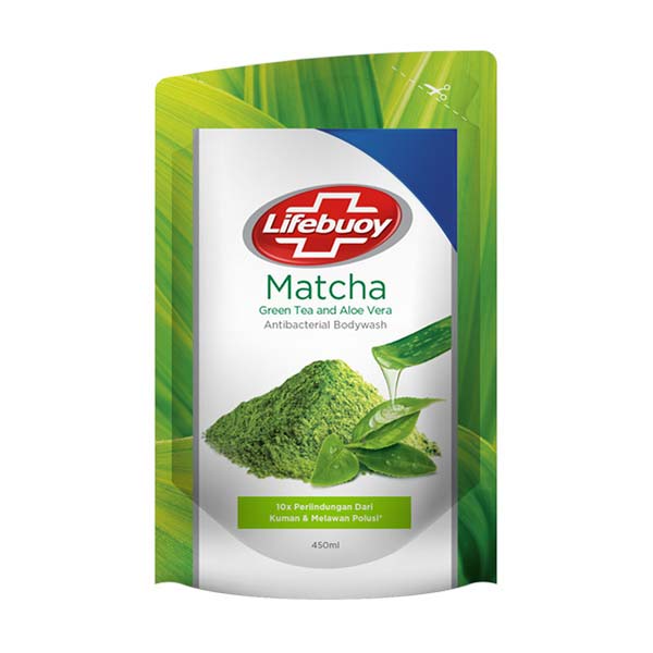 LIFEBUOY BODY WASH MATCHA GREEN TEA REFILL 450 ML