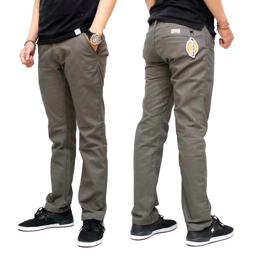 celana panjang chino pria celana katun premium
