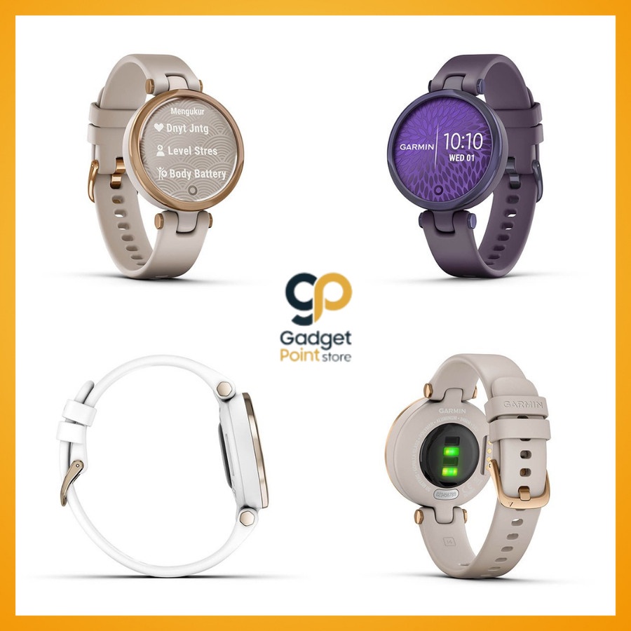 Garmin Watch Lily Silicone Smart Watch - Garansi Resmi TAM 2 Tahun