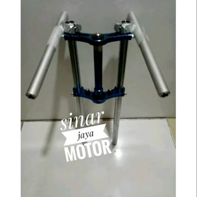 Segitiga drag shock depan avacham plus stang drag 15 drajat diameter 26m  vega r  1set