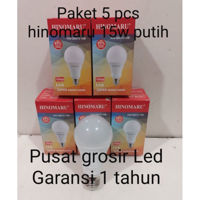 Paket 5 pcs Lampu Led Hinomaru 15 watt 15w