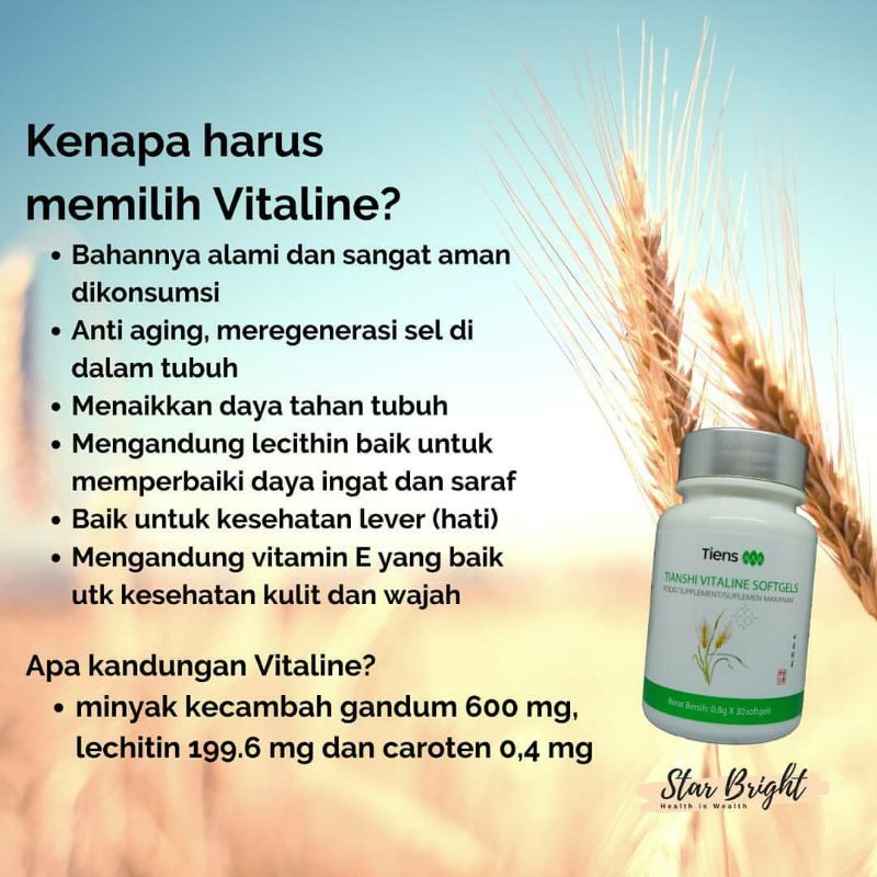 vitaline softgel ecer 5 kapsul