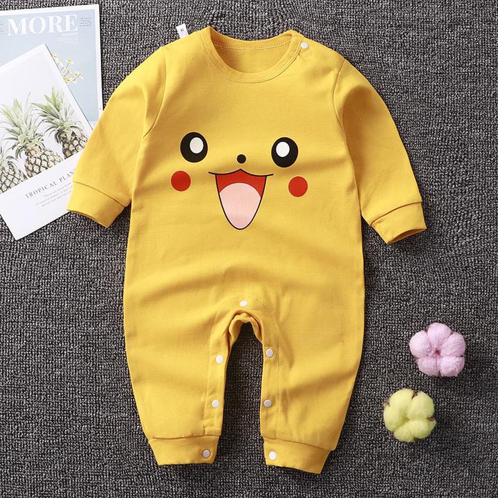 Jumper Bayi Newborn Unisex Import / Jumpsuit Anak Baru Lahir / Romper Baju Bayi import