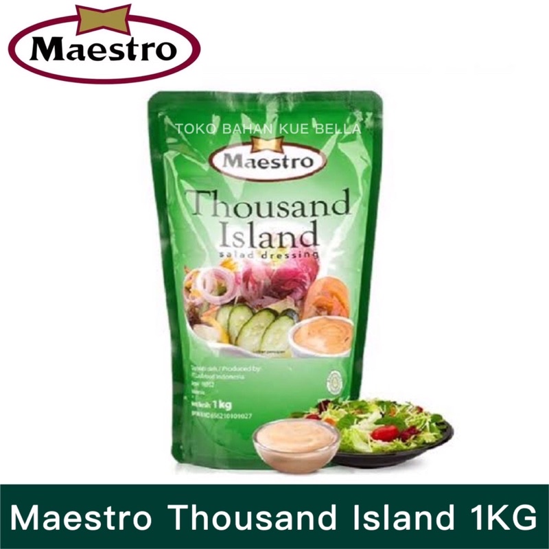 Maestro THOUSAND ISLAND 1KG - Mayonnaise Salad Dressing