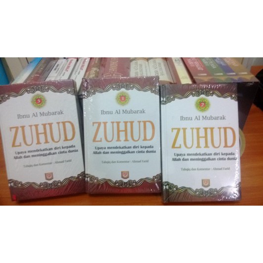 Original kitab Buku Zuhud Ibnu Al Mubarak 3 Jilid