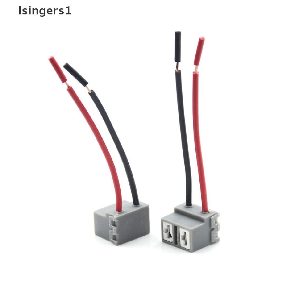 (lsingers1) 2pcs Socket Konektor Lampu Depan H7 2 Pin Untuk Reparasi