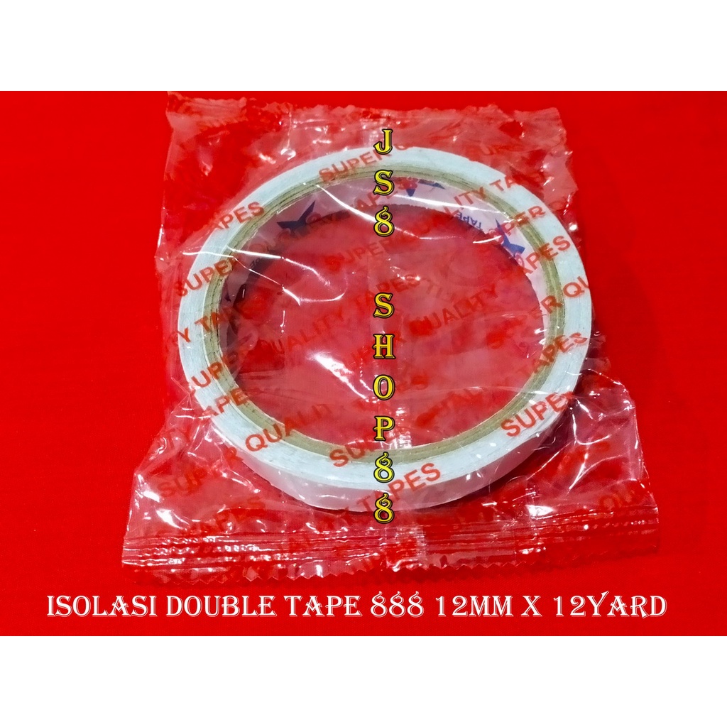 Jual Isolasi Double Tape Putih Mm Yard Double Tape Tissue Mm