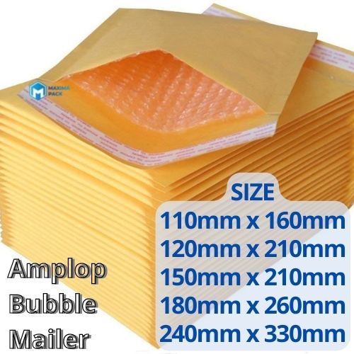

Amplop Bubble Mailer Wrap Envelope Kraft - Sealed Air - PROMO Amplop Bubble - min order 5pcs