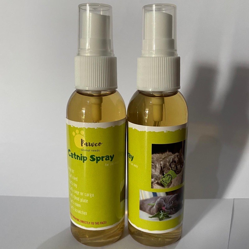 Catnip Spray 50ml 60g Cat Nip Cair Kucing Catmint Mint Semprot Mainan