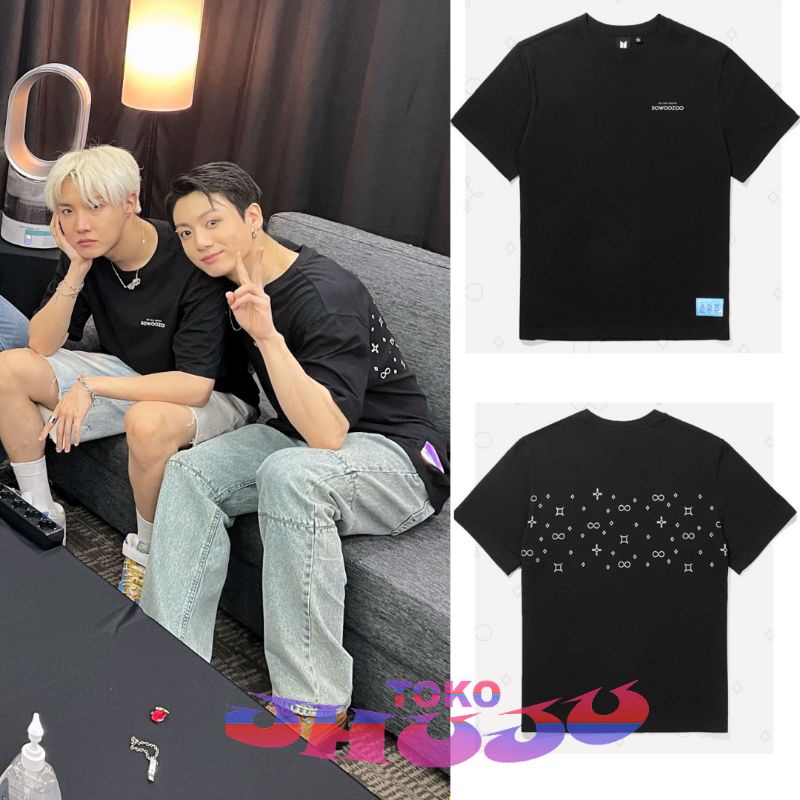 Baju Tshirt BTS 2021 Muster Sowoozoo Sablon Depan Belakang // BTS Jungkook Taehyung style