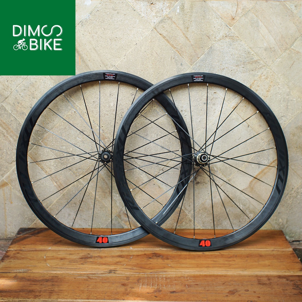 Wheelset RUJIXU 40mm Disc Brake 700C Aero Roadbike not Mavic Koozer