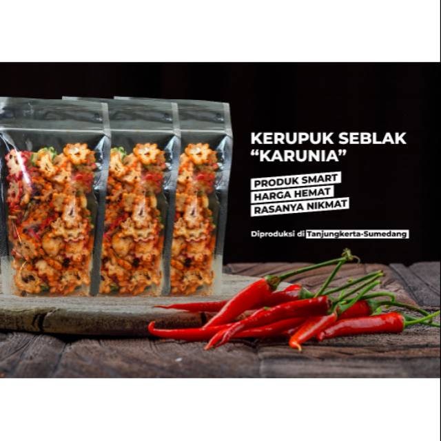 

Seblak Kering/Kerupuk Seblak Pedas