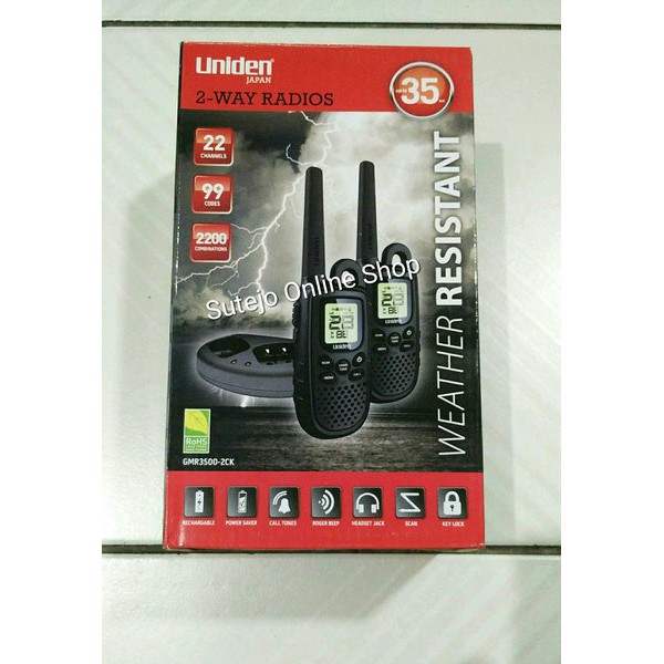 PROMO Uniden GMR3500 - GMR3500 2CK - GMR 3500  Walky Talky MURAH