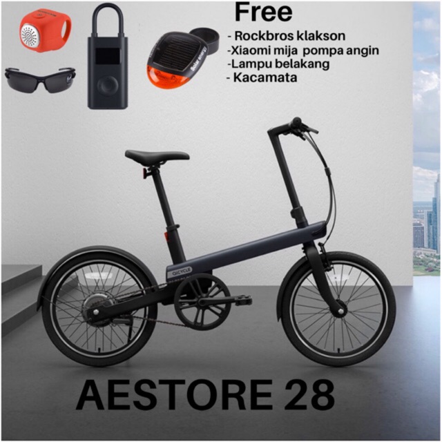 Xiaomi qicyle EC1 sepeda listrik 20 inches sepeda lipat elektrik