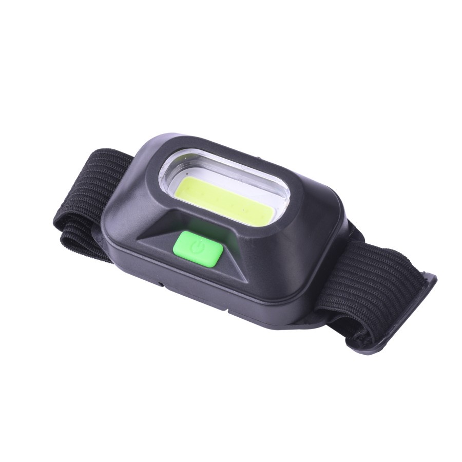 Senter Kepala Head Lamp 3 Sensor Lampu LED Kenmaster + Baterai AAA