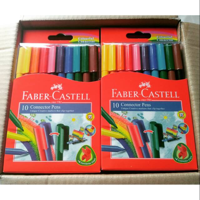 

Spidol Connector pens Faber-Castell