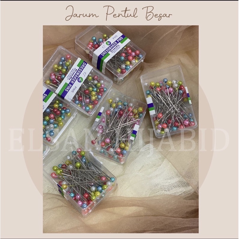 Jarum Pentul Mini / jarum pentul besar stenlis /jarum hijab