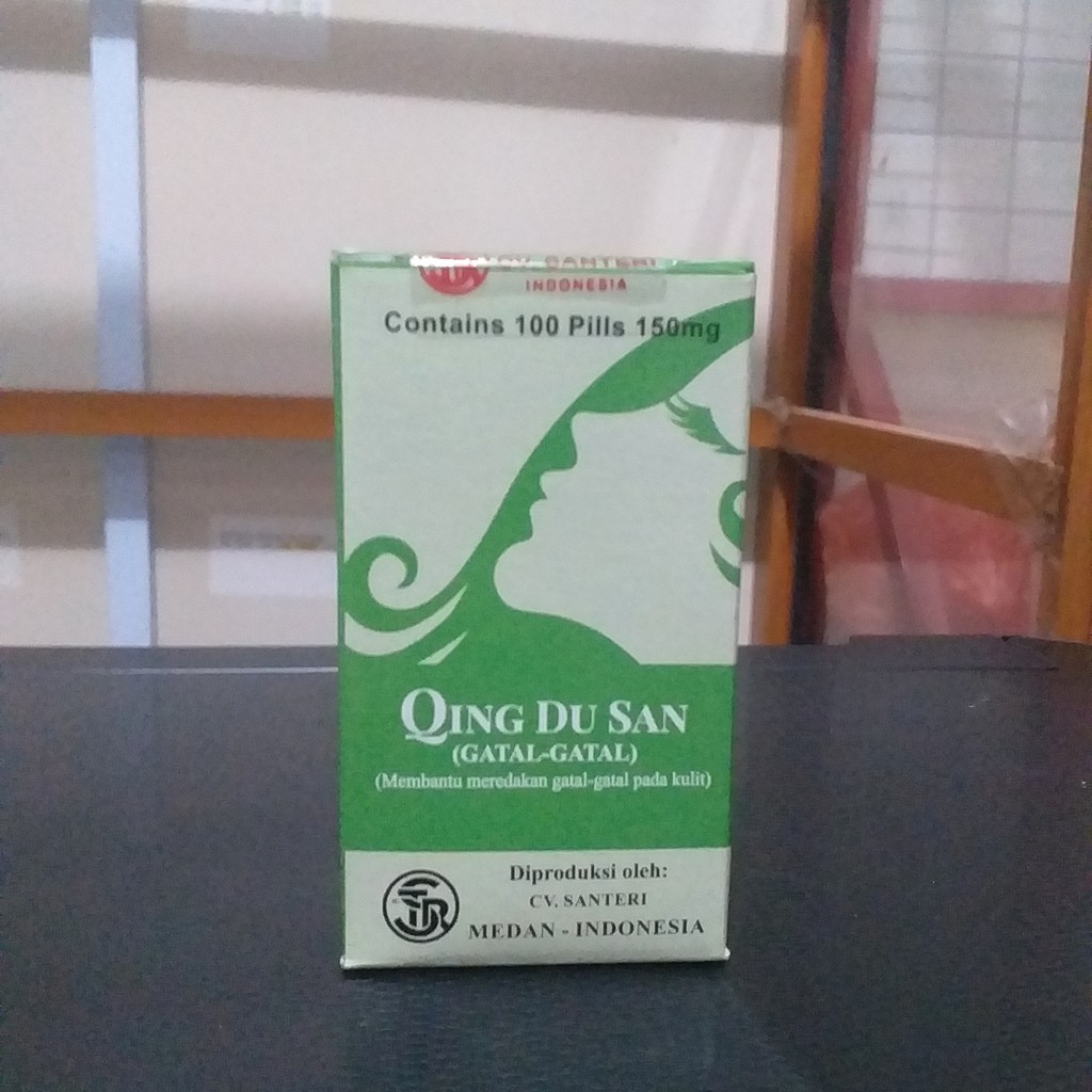 Qing Du San obat gatal gatal bisul  jerawat akibat darah  