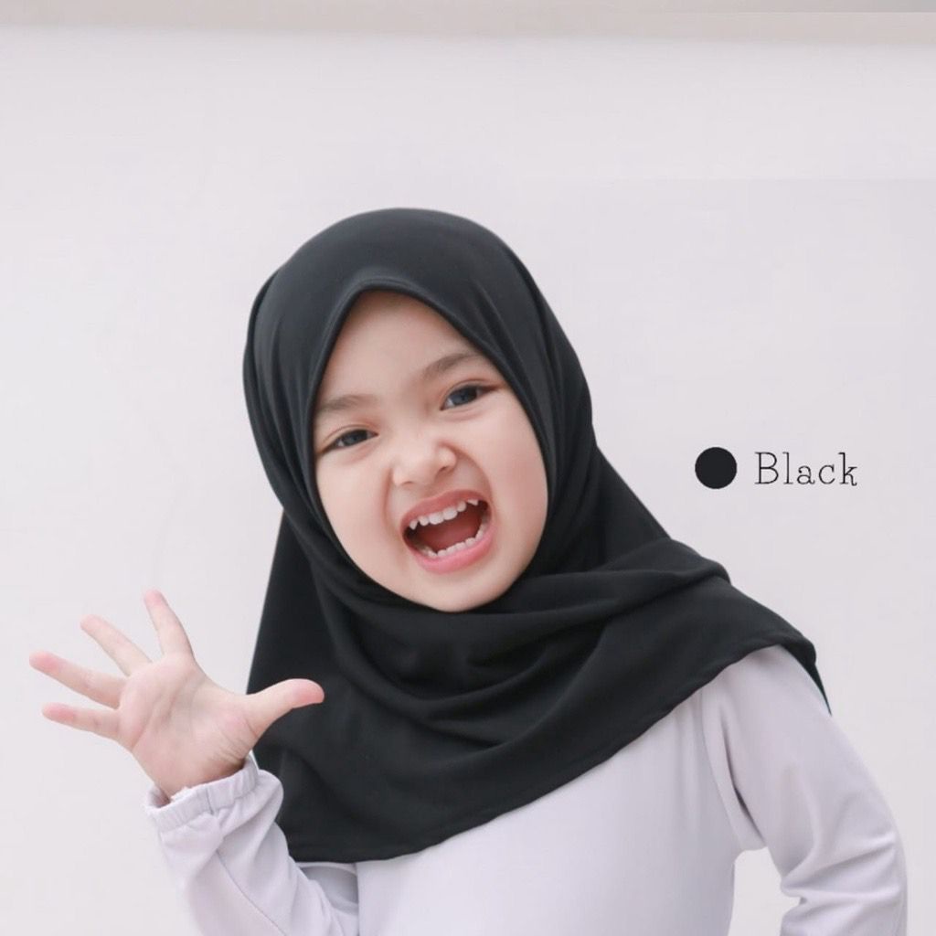 Jilbab Segitiga Anak (0-3 Tahun) / Kerudung Jersey Anak