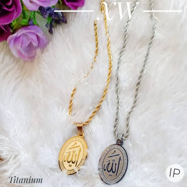 Kalung Titanium Lafadz Allah