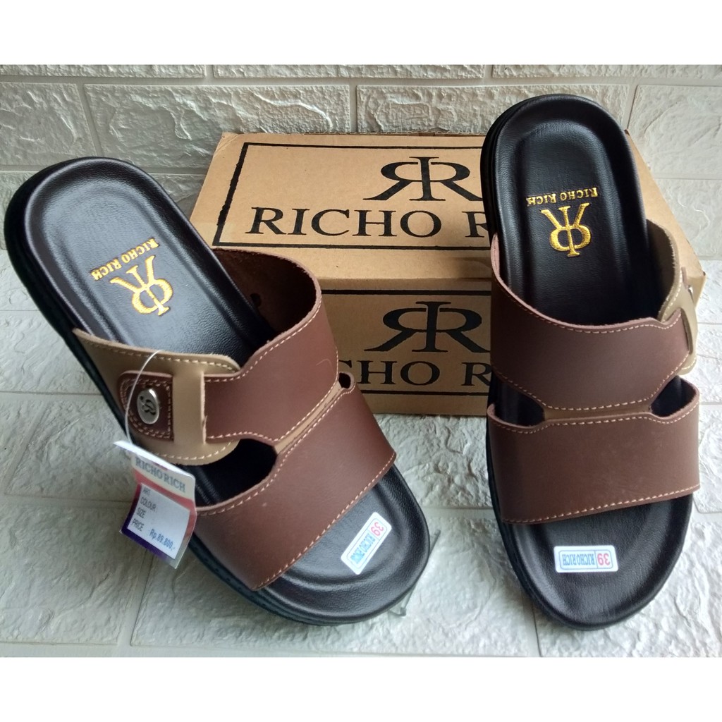 SANDAL SLOP/SELOP CASUAL RICHO RICH (SAISAKU)