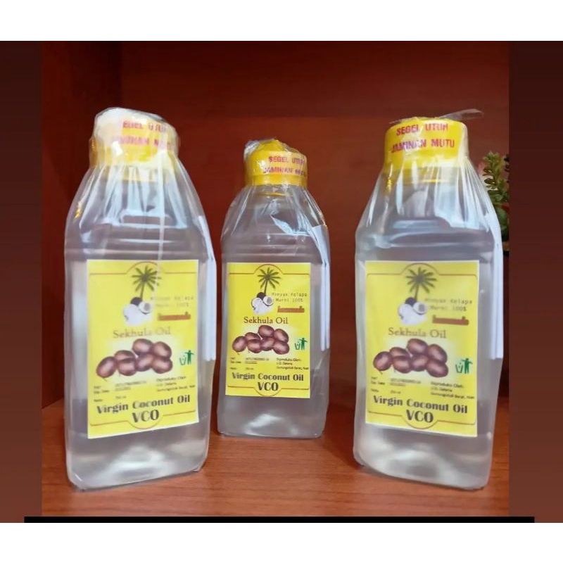 

Minyak kelapa murni 100% (Virgin Coconut Oil)