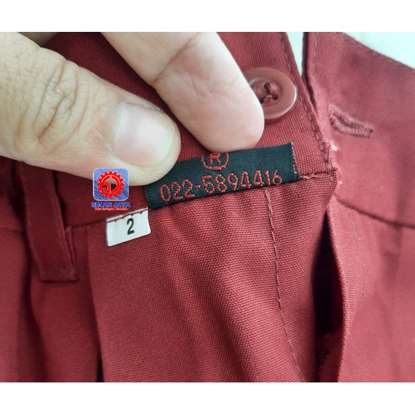 MURAH ROK MUSLIM ADUMANIS REMPEL DOBLE UNTUK SD WARNA MERAH,PUTIH DAN COKELAT (PRAMUKA) BAHAN