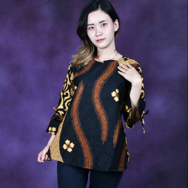 ATASAN BATIK WANITA DIERA BATIK Bluse modern clasic