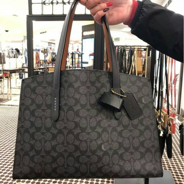 Coach charlie carryall signature midnight navy size 36