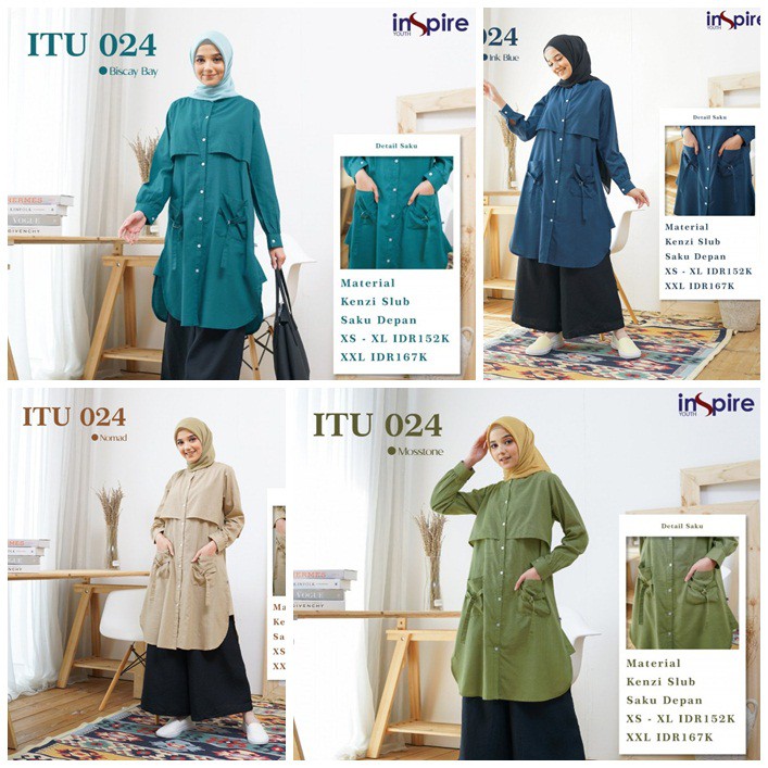 TUNIK INSPIRE ITU 024 TUNIK DEWASA TUNIK NIBRAS