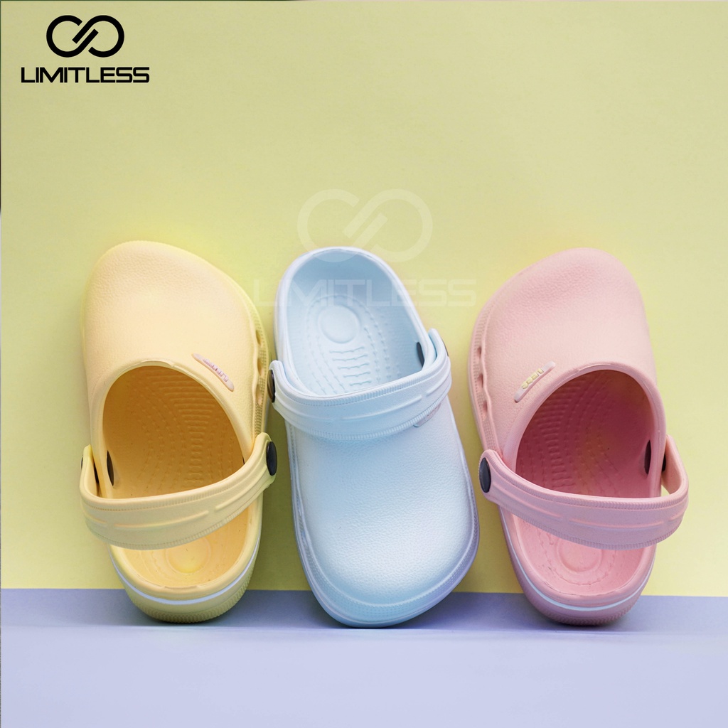 Sandal Slop Anak Baim Cowok Cewek Ringan Sendal Anak Baim Slip On Unisex Sandal Anak Perempuan Model Bakpao