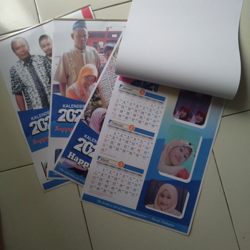 

AFY Undangan Kalender 2021 Custom 3 bulanan