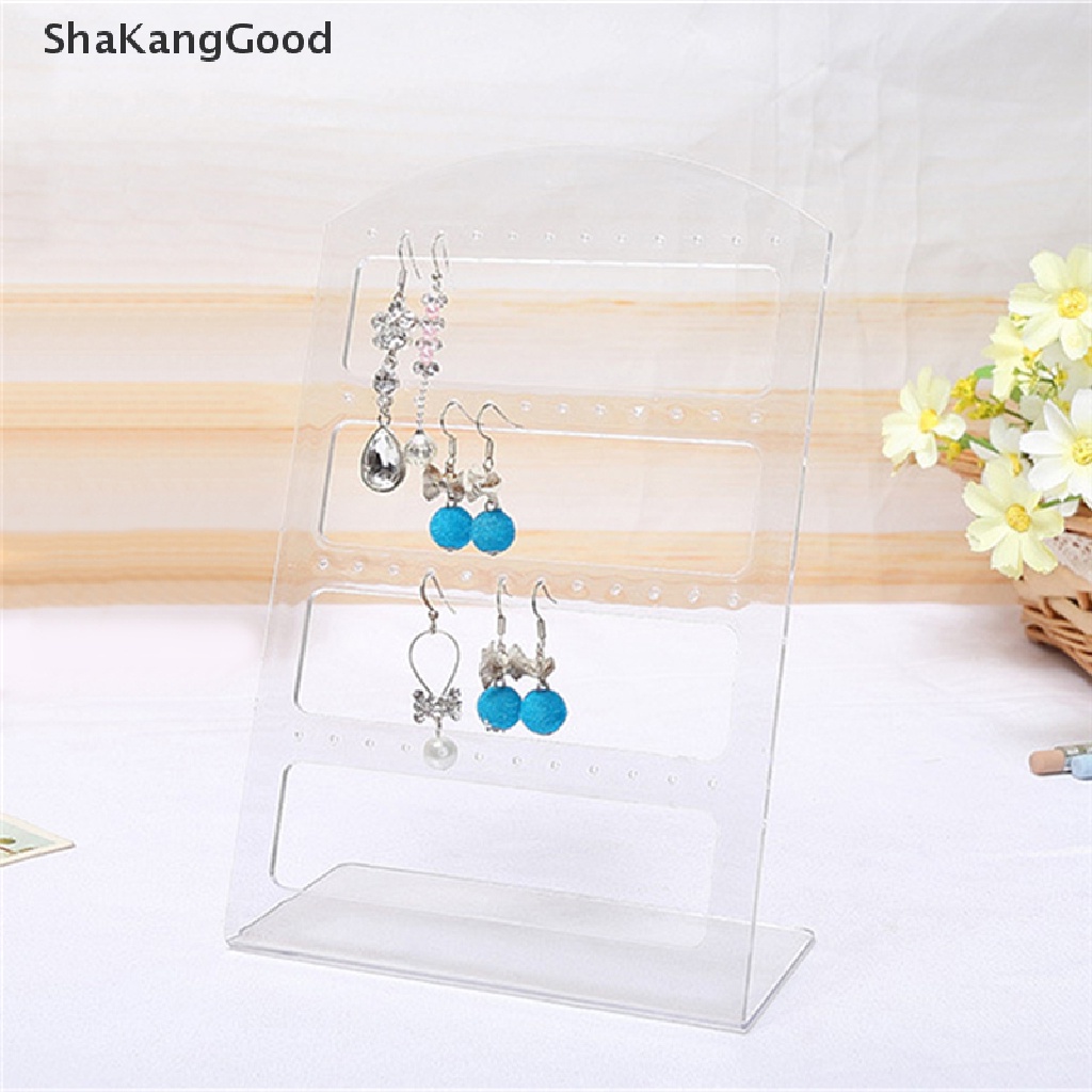 Stand Holder Display Perhiasan Anting Bentuk L