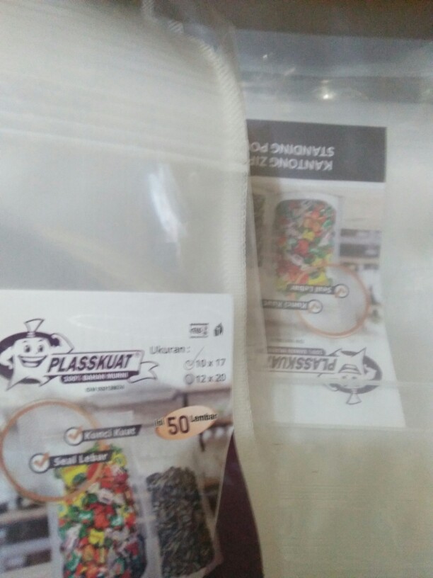 Standing Pouch Seal Lebar Ukuran 16x24