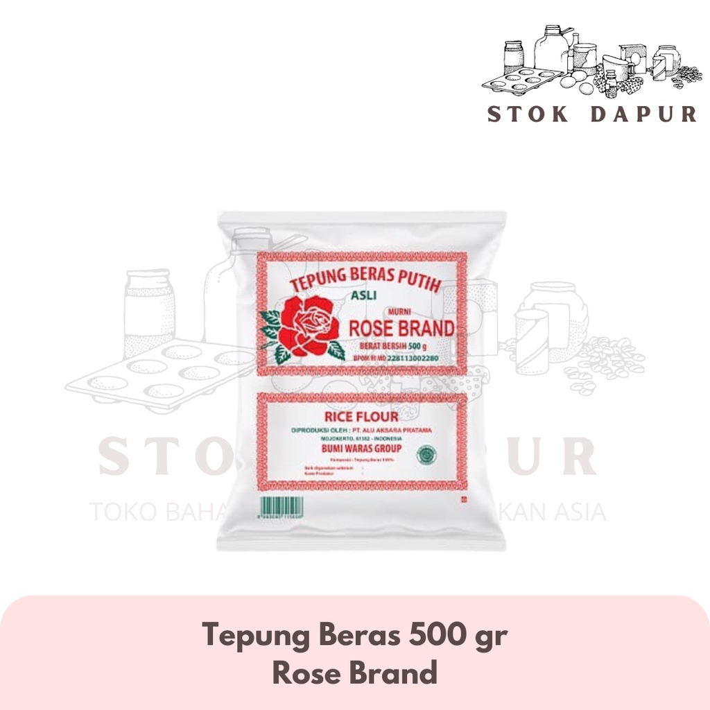 

Tepung Beras Rosebrand 500 gr