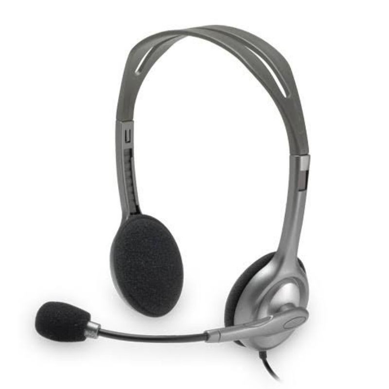 STEREO HEADSET HEADPHONE SINGLE JACK WITH MIC TELECONFERENCE CALLCENTER ZOOM WEBINAR LAPTOP HP