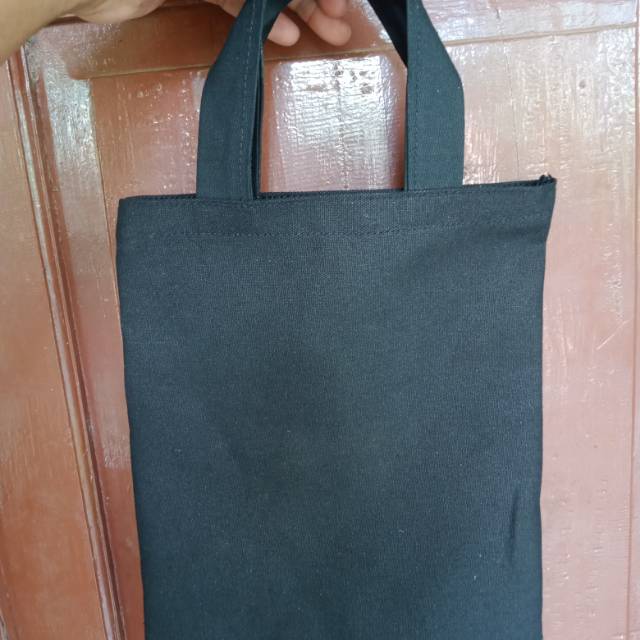 Totebag kanvas polos mini 20×25