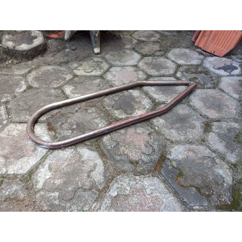 Sambungan rangka japstyle yamaha scorpio byson vixion begel leter behel u panjang custom motor