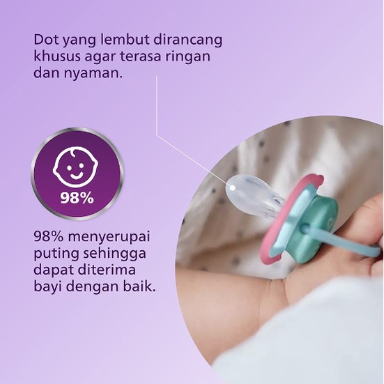 Philips Avent Soother Ultra Air Night / Soother Soft Boy Girl 0-6m SCF376/12 Empeng Bayi